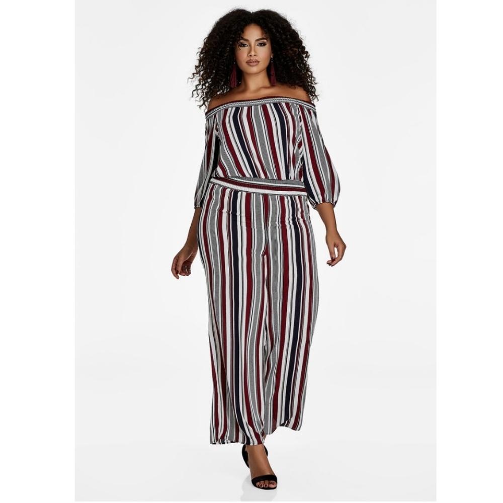 Striped Jumpsuit